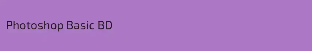 Photoshop Basic BD